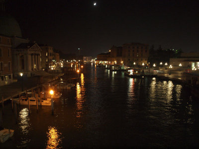 Grand Canal at night in Venice