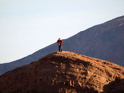 On top of a hill near Zabriski Point, Death Valley