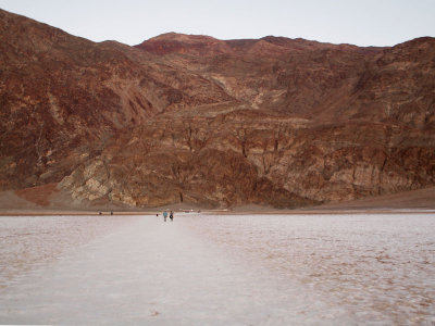 Dante's view from Badwater after sunset, Death Valley