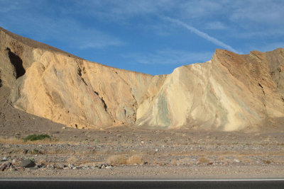 Colorful rocks in the morning sun, Death Valley