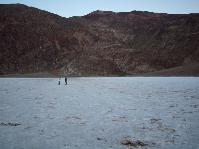 Taking a picture, Badwater, Death Valley