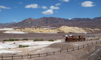 View at the Harmony Borax works, Death Valley