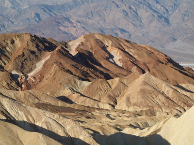 The badlands from Zabriskie Point, Death Valley