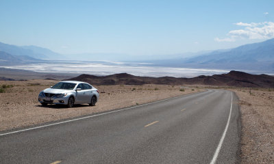 View into Death Valley from the Beatty Cutoff Road