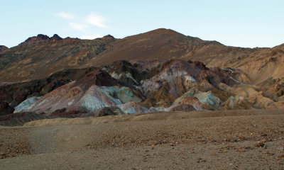 Artist's Palette just after sunset, Death Valley