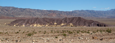 Vanilla ice cream with chocolate on top, Death Valley