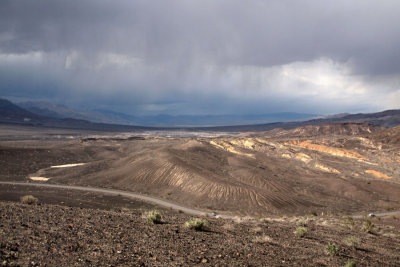 View from Ubehebe Crater, Death Valley