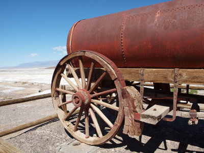 Front end of the 20 mule wagon