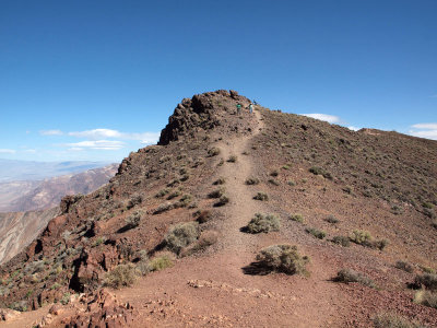 Part of the path back to the parking lot at Dante's View, Death Valley