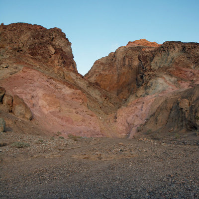 Pink rock at sunset, Death Valley