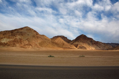 Play of light on the hills, Death Valley