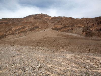 At the base of a massive alluvial fan, Death Valley