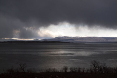 Dramatic scene over Mono Lake