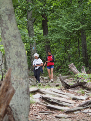 Arriving at Weverton Cliff