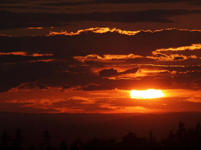 Sunset on Cadillac Mountain, Acadia National Park, Mt. Desert Island