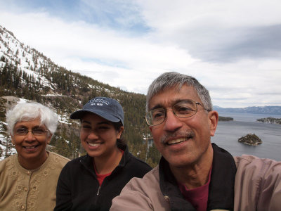 Selfie time at Emerald Bay, Lake Tahoe