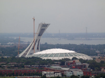Olympic Stadium from Mount Royal, Montreal