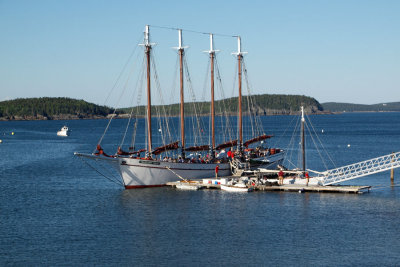 The schooner Margaret Todd in Bar Harbor