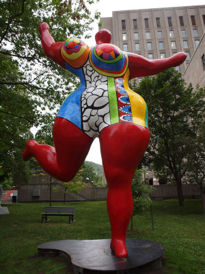 Sculpture by Nana (Niki de Saint Phalle), Montreal