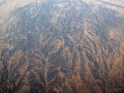 Patterns on the ground from the air