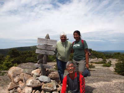 On Champlain mountain,Acadia National Park