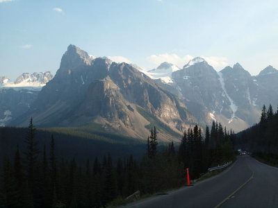 Mount Temple, the highest peak in the Lake Louise area