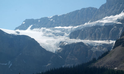 Crowfoot hanging glacier