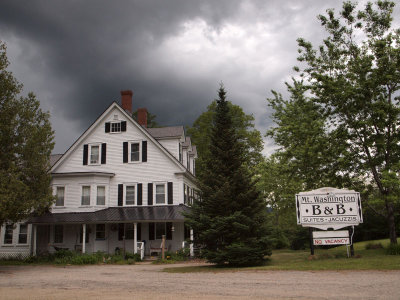 The place we stayed a night in Gorham, NH