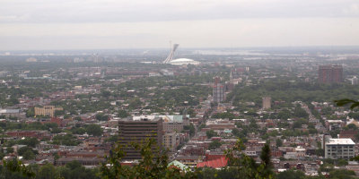 Olympic Stadium from Mount Royal, Montreal