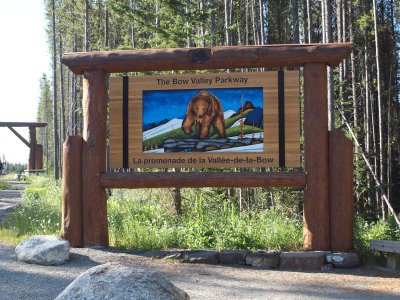 Getting on the Bow Valley Parkway