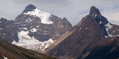 Panorama - Mount Athabasca and Hilda Peak