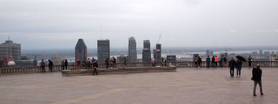 Open space in front of Chalet on Mont Royal, Montreal