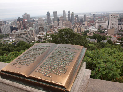 From Mount Royal in Montreal