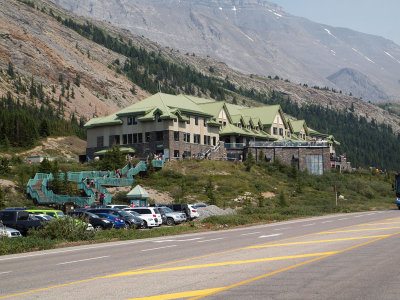 Our lodge at the Columbia Icefield