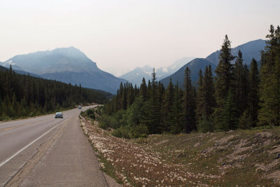 Riding off towards the mountains