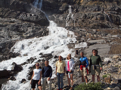 Bow Glacier Waterfall