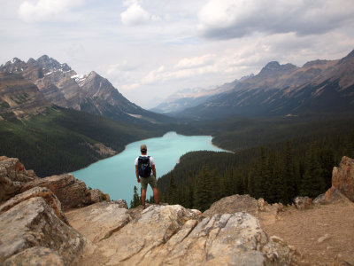 Peyto Lake from Bow Summit