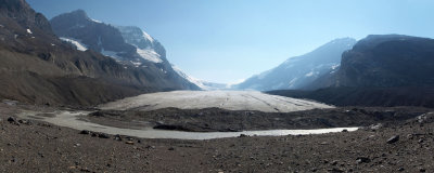 Panorama - Athabasca glacier