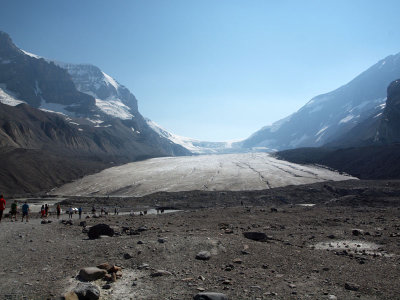 Trail to the Athabasca glacier