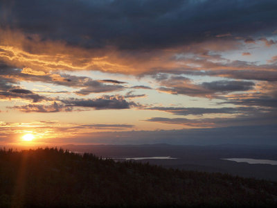 Sunset from Cadillac Mountain, Acadia National Park