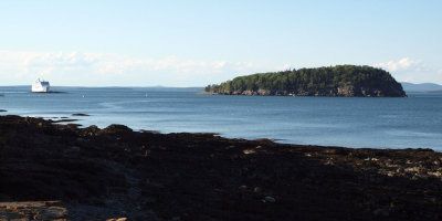 From the Bar Harbor Shore path