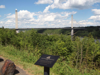 The Penobscot Narrows bridge and observatory, ME
