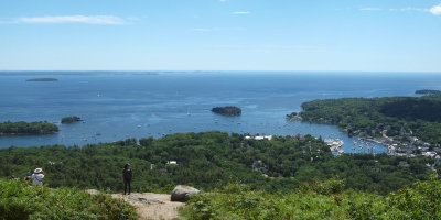 Panorama - From Mt. Battie in Camden Hills State Park, ME