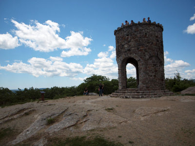 The tower on Mt. Battie, Camden Hills State Park, ME
