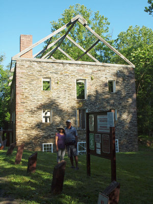 Remains of mill on Black Rock Road and Seneca Creek