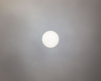September 17th - The morning fog blocks the sun at Whites Ferry