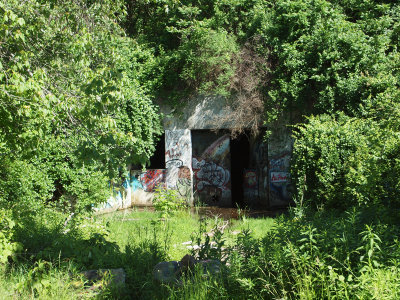 An entrance to Battery Steele on Peaks Island