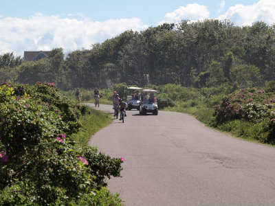 Traffic on Peaks Island