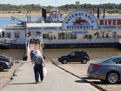 Entrance for the Mississippi riverboat
