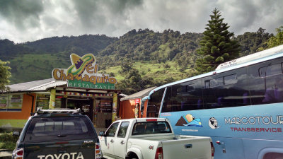 A stop on the way out of Papallacta to the Amazon region
